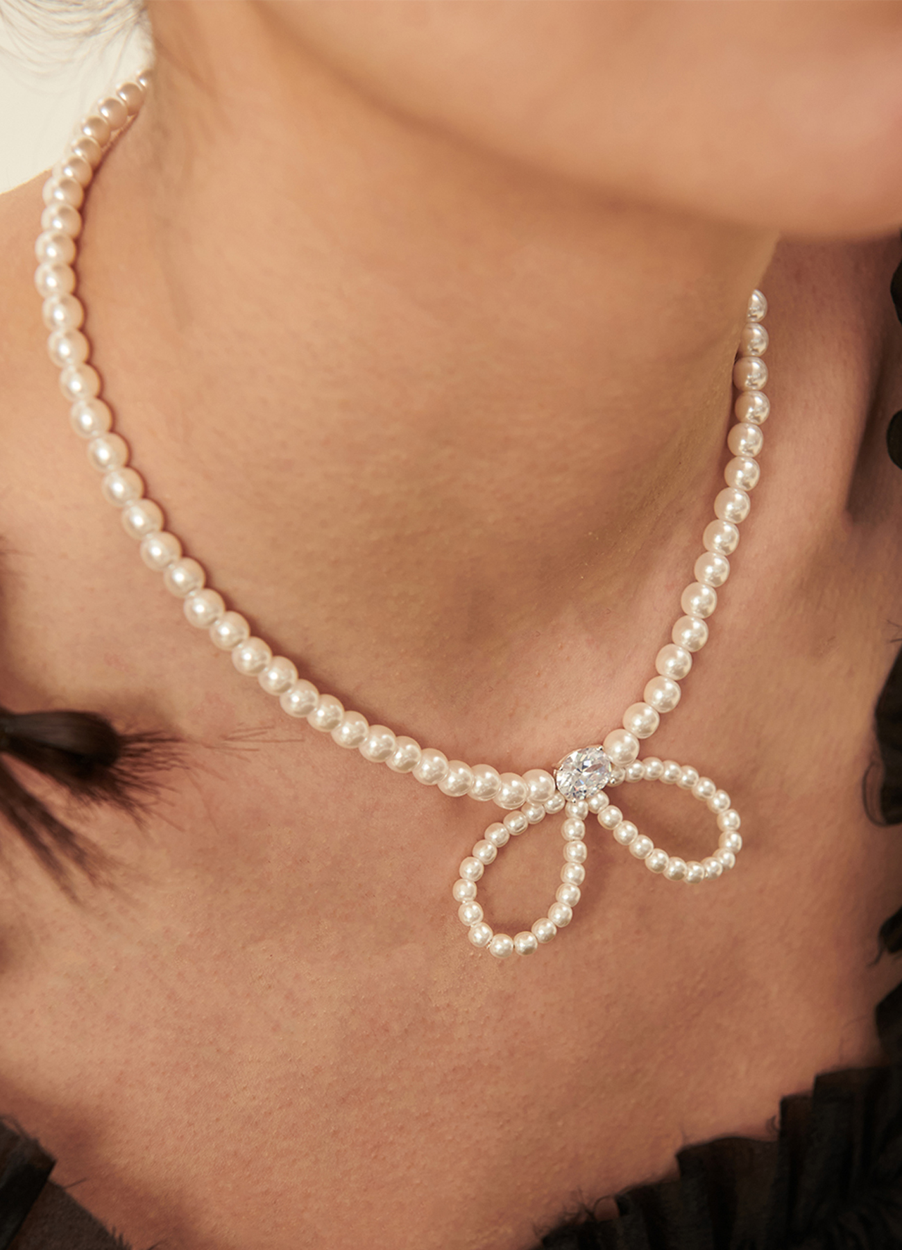Peony pearl Necklace