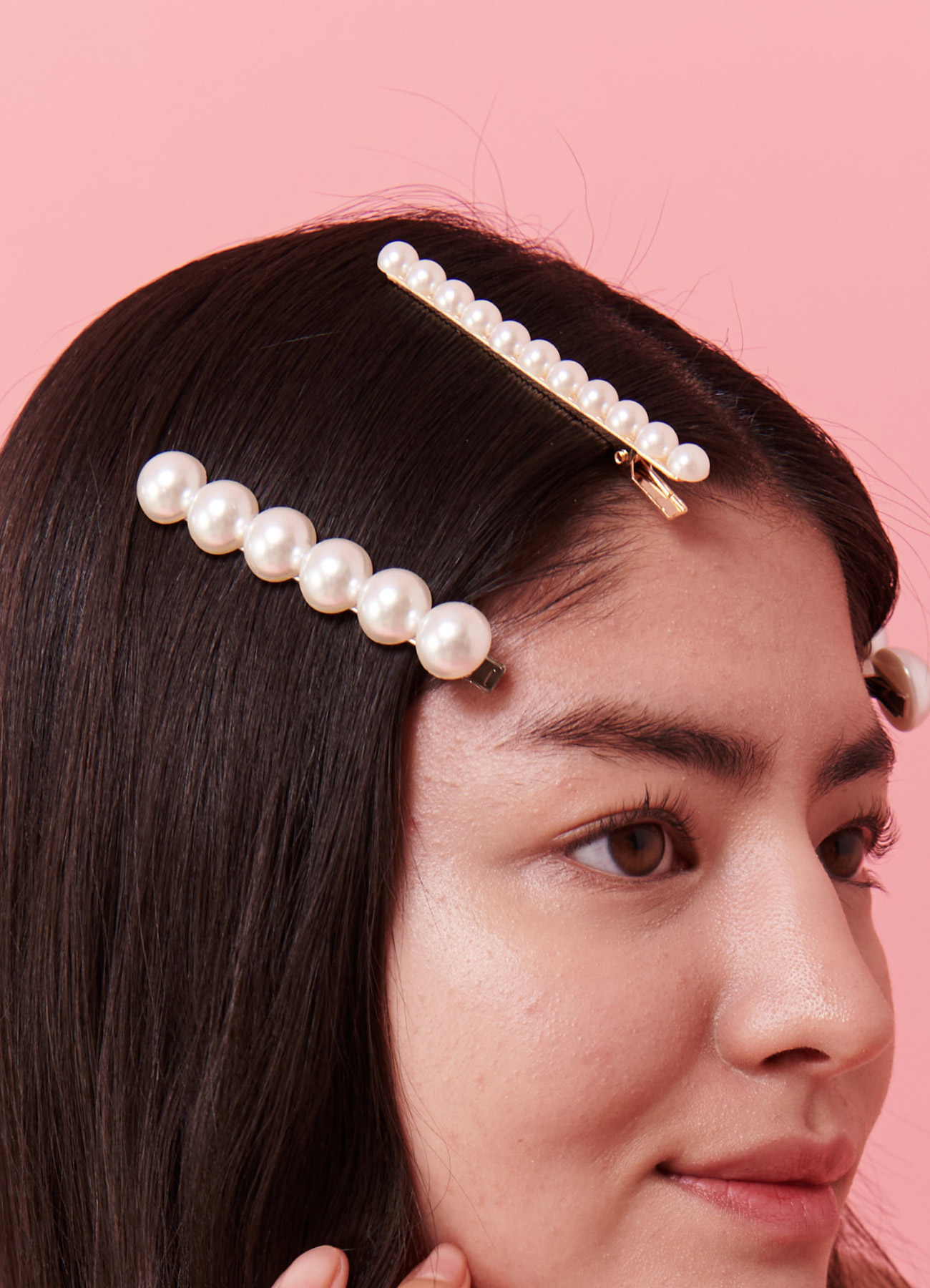 parallele pearl Hairpin[3size]