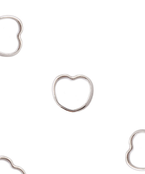 Thin heart silver925 Ring