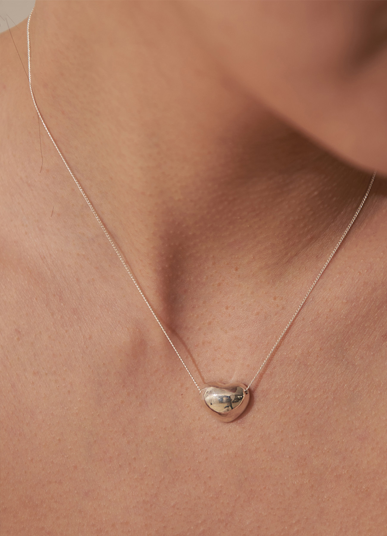 Fatty heart silver925 Necklace